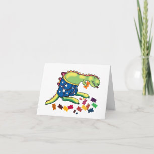 Cartes de fête en pyjama