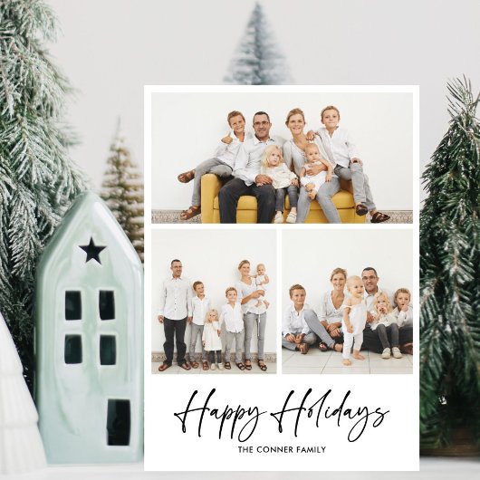 Cartes de fêtes avec écriture manuscrite facile