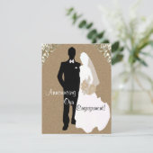 Cartes de fiançailles (Debout devant)