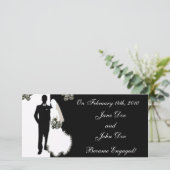 Cartes de fiançailles (Debout devant)