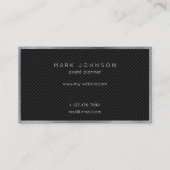 Cartes de fibre de carbone professionnelles minima (Dos)