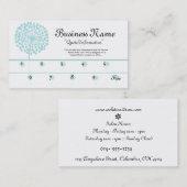 Cartes de fidélité Blue Dandelion / Acheteur fréqu (Devant / Derrière)