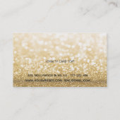 Cartes de fidélité chic glittery clous de bande de (Dos)