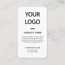 Cartes de fidélité client de vente au détail/bouti