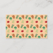 Cartes de fidélité client sur le thème des légumes (Dos)
