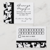 Cartes de fidélité de client professionnel (Devant / Derrière)