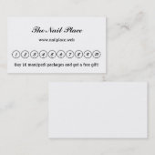 Cartes de fidélité "de visiteur fréquent" (10 (Devant / Derrière)