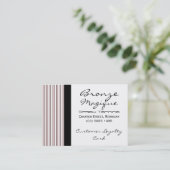 Cartes de fidélité des clients professionnels (Debout devant)