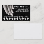 Cartes de fidélité du client | Salon à ongles (Devant / Derrière)
