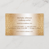 Cartes de fidélité Gold Parties scintillant et Red (Dos)