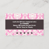 Cartes de fidélité PixDezines/damask versailles (Dos)