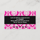 Cartes de fidélité PixDezines/damask versailles (Dos)