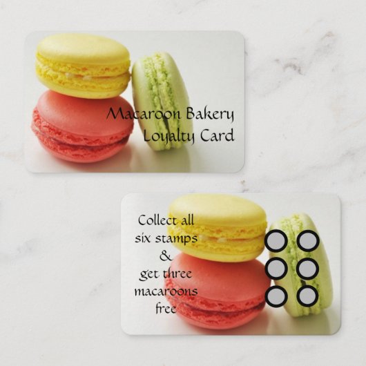 Cartes de fidélité professionnelles - Conception d (Devant / Derrière)