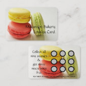 Cartes de fidélité professionnelles - Macaron Desi (Devant / Derrière)
