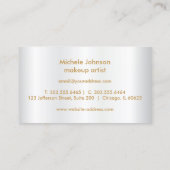 Cartes de fidélité Turquoise Blue Parties scintill (Dos)