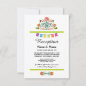 Cartes de fiesta de réception de mariage Insertion (Devant)