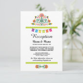 Cartes de Fiesta de Réception de Mariage Mexicaine (Debout devant)