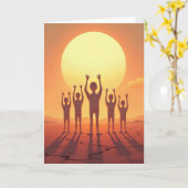 Cartes de figures étranges sous le soleil (Fleur jaune)