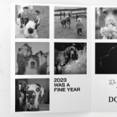 Cartes de fin d'année pour Grand Danois (Intérieur en premier)