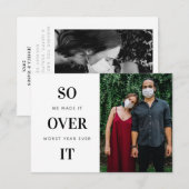 Cartes de fin de année amusants avec des cartes de (Devant / Derrière)