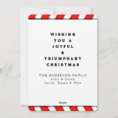 cartes de fin de année de football amusants (Dos)