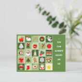 Cartes de fin de année de l'entreprise Thanksgivin (Debout devant)