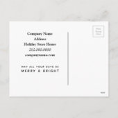 Cartes de fin de année de l'entreprise Thanksgivin (Dos)