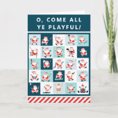 Cartes de fin de année de Noël (Devant)