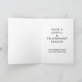 Cartes de fin de année de Noël (Intérieur)