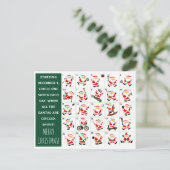 Cartes de fin de année de Noël créatifs (Debout devant)