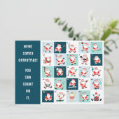 Cartes de fin de année de Noël créatifs (Debout devant)