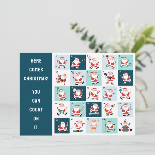 Cartes de fin de année de Noël créatifs (Debout devant)