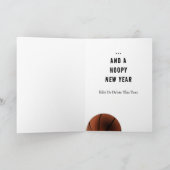 Cartes de fin de année de Noël de basket-ball (Intérieur)