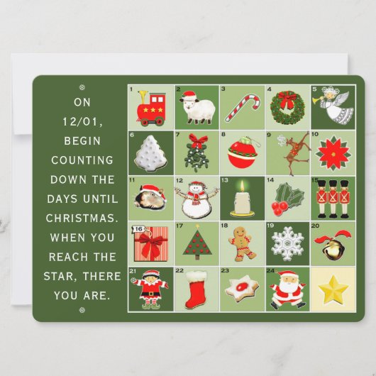 Cartes de fin de année de Noël de famille créatifs (Devant)