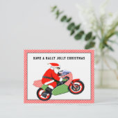 Cartes de fin de année de Noël de moto (Debout devant)