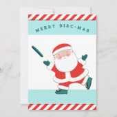 Cartes de fin de année de Noël Frisbee (Devant)