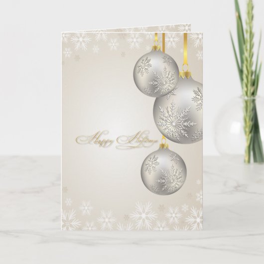 Cartes de fin de année de PixDezines, ornements d' (Devant)