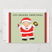 cartes de fin de année de softball (Devant)