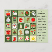 Cartes de fin de année du compte de Noël (Devant)