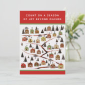 Cartes de fin de année du compte de Noël (Debout devant)