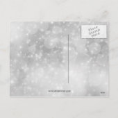 cartes de fin de année festifs d'ornement argent e (Dos)