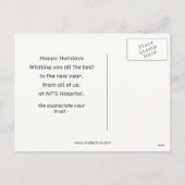 cartes de fin de année médicaux (Dos)