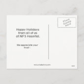 cartes de fin de année médicaux (Dos)