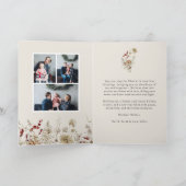 Cartes de fin de année noirs pliés (Intérieur)