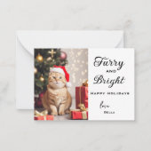 Cartes de fin de année pour animaux de compagnie p (Devant)