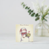 cartes de fin de année simples de Noël (Debout devant)