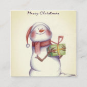 cartes de fin de année simples de Noël (Devant)