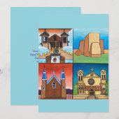 Cartes de fin de année : Sites sacrés du Nouveau-M (Devant / Derrière)