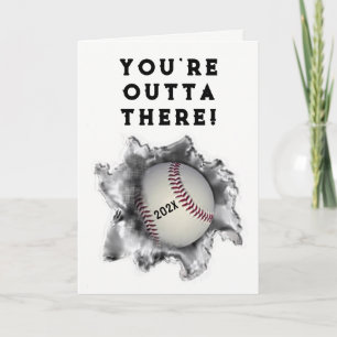 Cartes de fin d'études de baseball