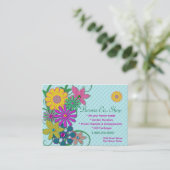 Cartes de fleur d'affaires (Debout devant)